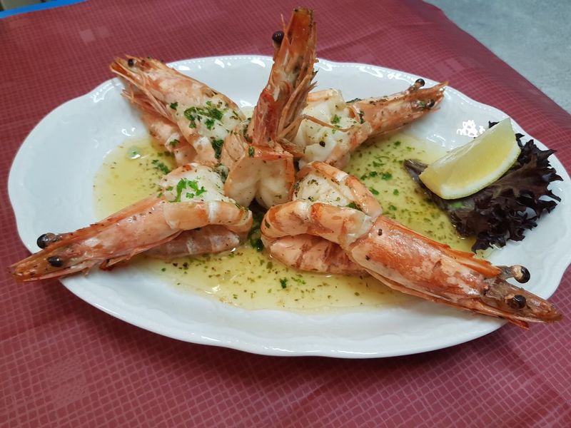 Gegrillte Garnelen